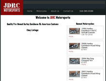 Tablet Screenshot of jdrcmotorsports.com